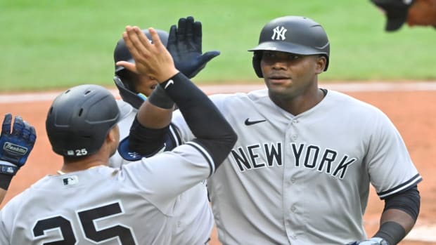 New York Yankees right fielder Franchy Cordero